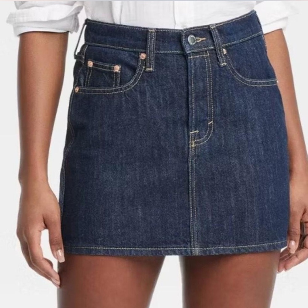 NWT Universal Thread Dark Blue Mini Skirt